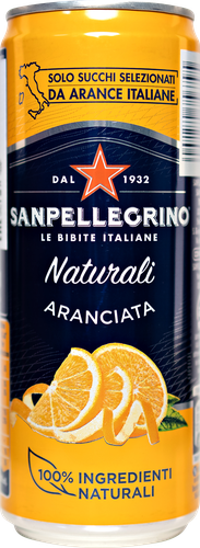 Напиток S.PELLEGRINO Aranciata сокосодержащий газированный, 0.33л, картинка