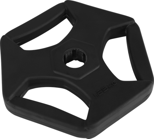 Диск обрезиненный ACTIWELL d=18,8см 1,25кг, с 3-мя хватами, Арт. MUTL042903, изображение