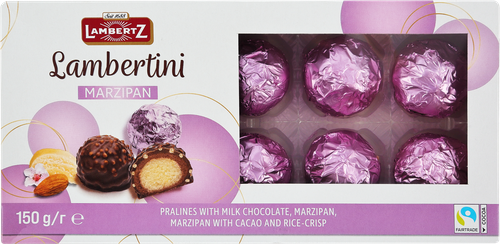 Конфеты LAMBERTZ Lambertini Marzipan, пралине, 150г, картинка