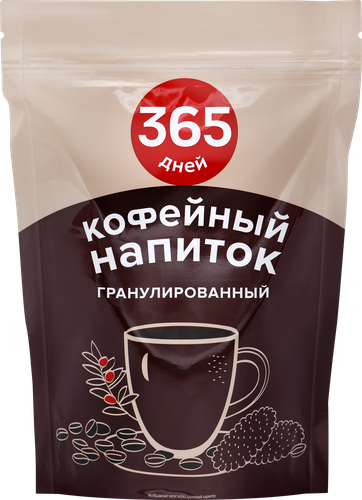 Напиток кофейный растворимый 365 ДНЕЙ гранулированный, 50г, крупный план