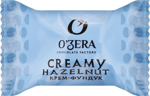 Конфеты вафельные O'ZERA с молочно-ореховой начинкой в молочном шоколаде, 150г, вид