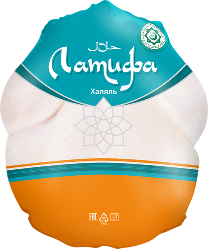 Тушка куриная ЛАТИФА 1 сорт, ГОСТ, Халяль, весовая, вид