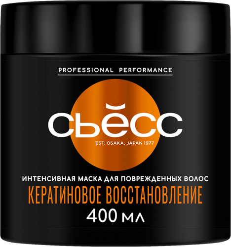 Маска для волос СЬЁСС Кератиновое восстановление, 400мл, картинка