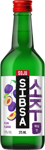 Аперитив SIBSA Соджу со вкусом сливы 14%, 0.375л, фотография