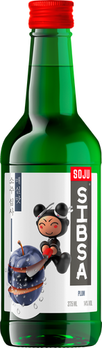 Аперитив SIBSA Соджу со вкусом сливы 14%, 0.375л, картинка