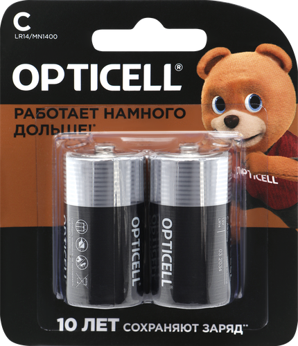 Элемент питания OPTICELL Basic С, Арт. 5051004, 2шт, картинка