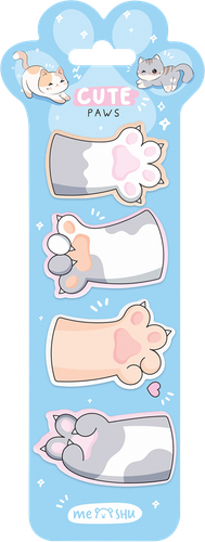 Флажки-закладки MESHU Cute Paws, 20 листов, Арт. 362699, вид