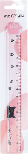 Линейка MESHU Сute Kittens, 15см, пластик, Арт. MS-59666, фотография