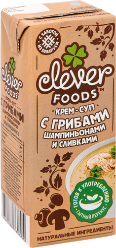 Крем-суп Овощной с шампиньонами и сливками, 200мл, фото