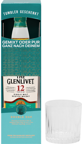 Виски THE GLENLIVET Шотландский солодовый 12 лет 40%, 0.7л