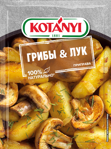 Приправа KOTANYI Грибы и лук, 20г, крупный план