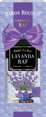 Ликер BARON ROUSSAC Lavаndа raf 19%, эмульсионный, 0.5л