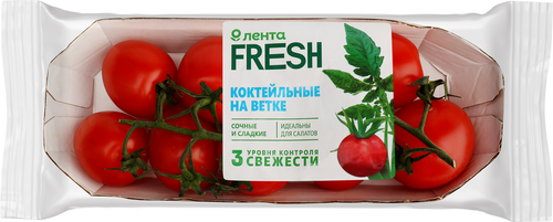 Томаты коктейльные, на ветке ЛЕНТА FRESH, 350г, фото