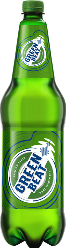 Пиво светлое GREENBEAT пастеризованное 4,6%, 1.2л, фото