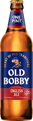 Напиток пивной OLD BOBBY Ale пастеризованный 4,5%, 0.568л, картинка