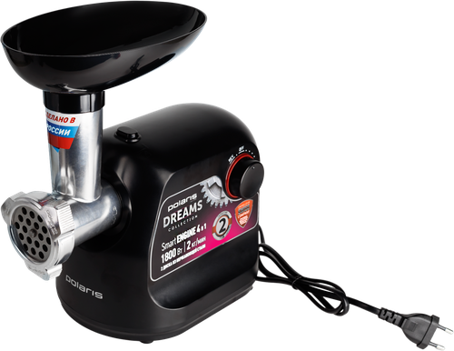 Мясорубка POLARIS PMG 1890 RUS, черная, фотография