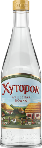 Водка ХУТОРОК Душевная 40%, 0.5л