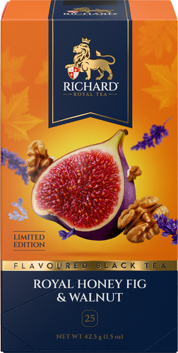 Чай черный RICHARD Royal Honey Fig&Walnut, ароматизированный, 25пак, вид