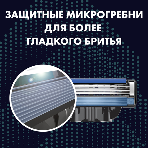 Набор подарочный GILLETTE Mach3 Алоэ для чувствительной кожи Бритва для бритья+Гель для бритья, 75мл, вид