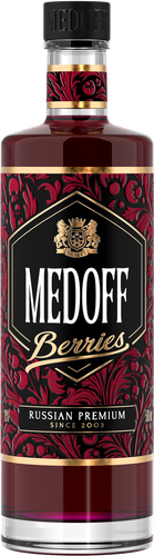 Настойка MEDOFF Berries 20%, сладкая, 0.5л