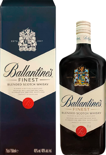 Виски BALLANTINE'S Finest Шотландский купажированный 40%, п/у, 0.75л