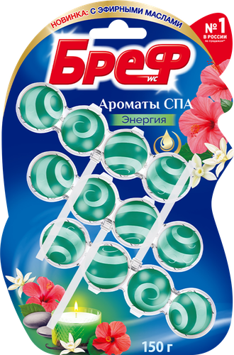 Туалетный блок БРЕФ Ароматы СПА Роскошь 150г, 3шт, фотография
