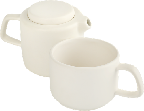 Набор чайный HOMECLUB Tea Time, 2 предмета, керамика, Арт. KS8524013, картинка