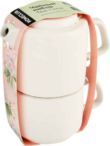 Набор чайный HOMECLUB Tea Time, 2 предмета, керамика, Арт. KS8524013, изображение