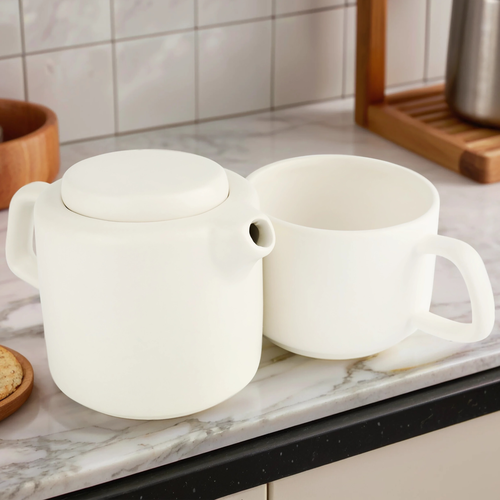 Набор чайный HOMECLUB Tea Time, 2 предмета, керамика, Арт. KS8524013, крупный план