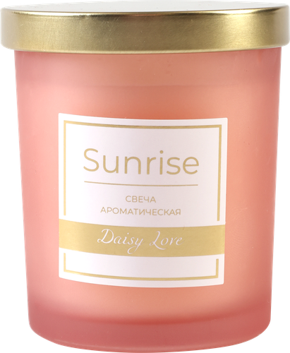 Свеча ароматическая HOMECLUB Sunrise, в банке, подарочная упаковка, парафин, Арт. EVG-5, картинка