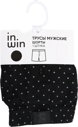 Трусы мужские INWIN шорты, черные, Арт. R25101-02, изображение