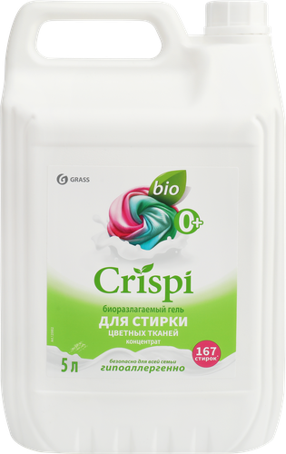 Гель для стирки цветного белья GRASS Crispi концентрат, 5л, изображение