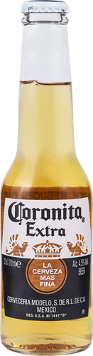 Напиток пивной CORONITA Extra пастеризованный 4,5%, 0.21л, крупный план