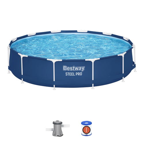 Бассейн каркасный BESTWAY 366x76см 6473л, с фильтр-насосом, Арт. 56681, картинка