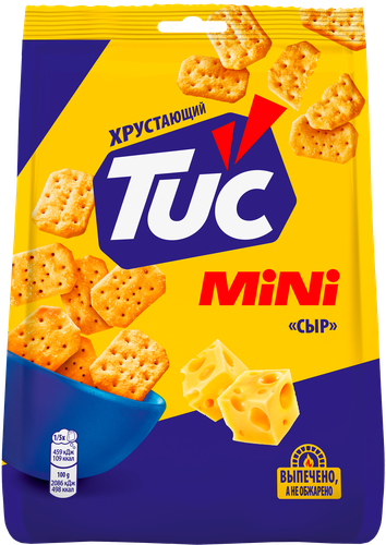 Крекер TUC Снек Мини со вкусом сыра, 110г, картинка