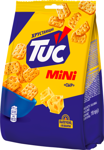 Крекер TUC Снек Мини со вкусом сыра, 110г, фотография