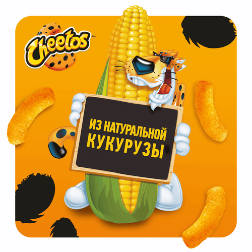 Палочки кукурузные CHEETOS/ЧИТОС со вкусом сыра, 130г, крупный план