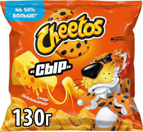 Палочки кукурузные CHEETOS/ЧИТОС со вкусом сыра, 130г, изображение