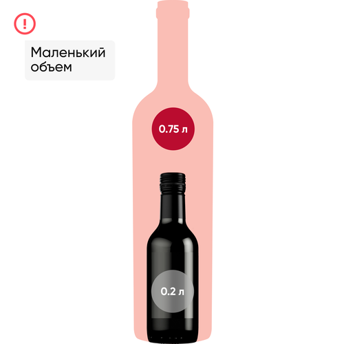 Вино CANA Центральная Долина красное сухое, 0.187л, детальное фото