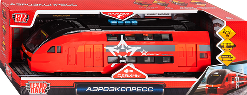 Игрушка ТЕХНОПАРК Электропоезд/Аэроэкспресс, пластик 30см, со световыми и звуковыми эффектами, в ассортименте, вид