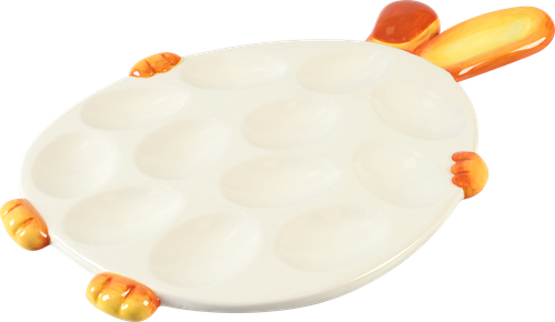 Тарелка для яиц HOMECLUB Ушки, доломит, Арт. KS8524028, изображение