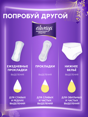 Прокладки ALWAYS Незаметная защита норм дуо ежед., детальное фото