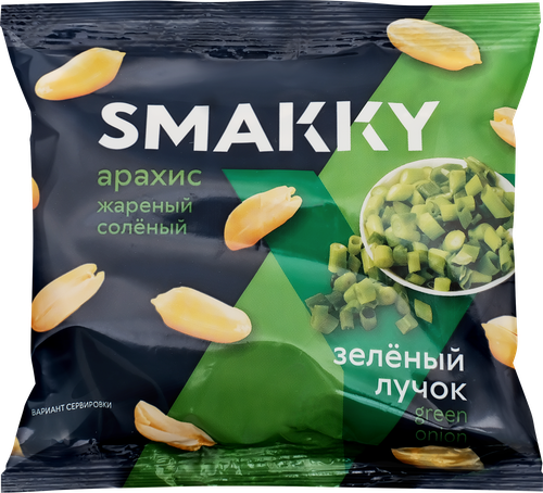 Арахис SMAKKY Лучок, жареный соленый, 70г, фотография