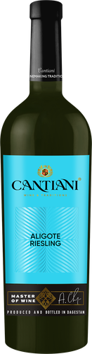 Вино CANTIANI Алиготе Рислинг Рейнский белое сухое, 0.75л, детальное фото
