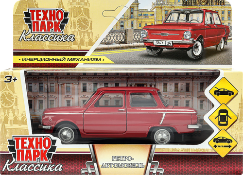 Машина ТЕХНОПАРК Запорожец, металлическая 12см, в ассортименте, фото