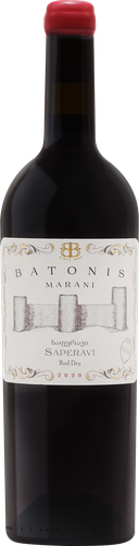 Вино BATONIS MARANI Qvevri Саперави сортовое ординарное красное сухое, 
0.75л