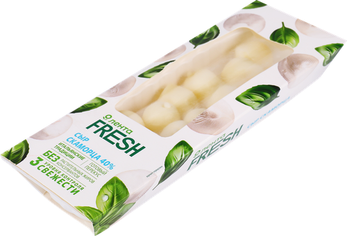 Сыр Скаморца 40%, без змж, ЛЕНТА FRESH, 100г, фото