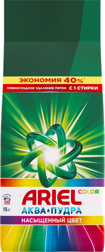 Средство моющее ARIEL Color синтетическое порошкообразное автомат, 15кг, фото