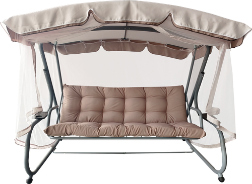 Качели 3-х местные GIARDINO CLUB 220х130х175см, Арт. YLX-4026A, крупный план