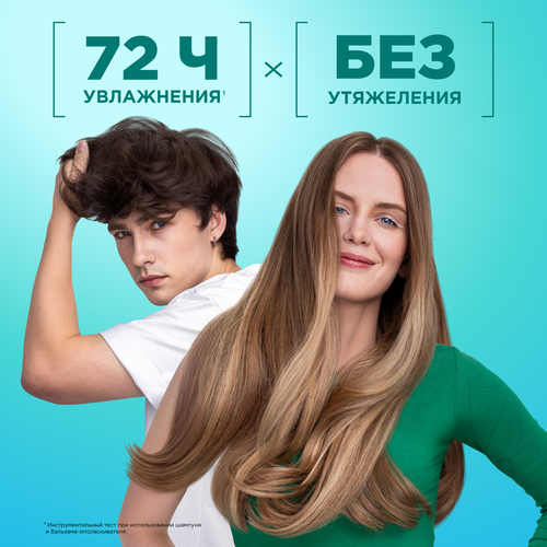 Шампунь для всех типов волос FRUCTIS Алоэ+Сила гиалурона увлажняющий, 400мл, фотография